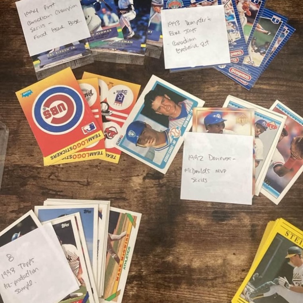 90s Baseball Cards collection - Topps, Fleer, MVP Lot